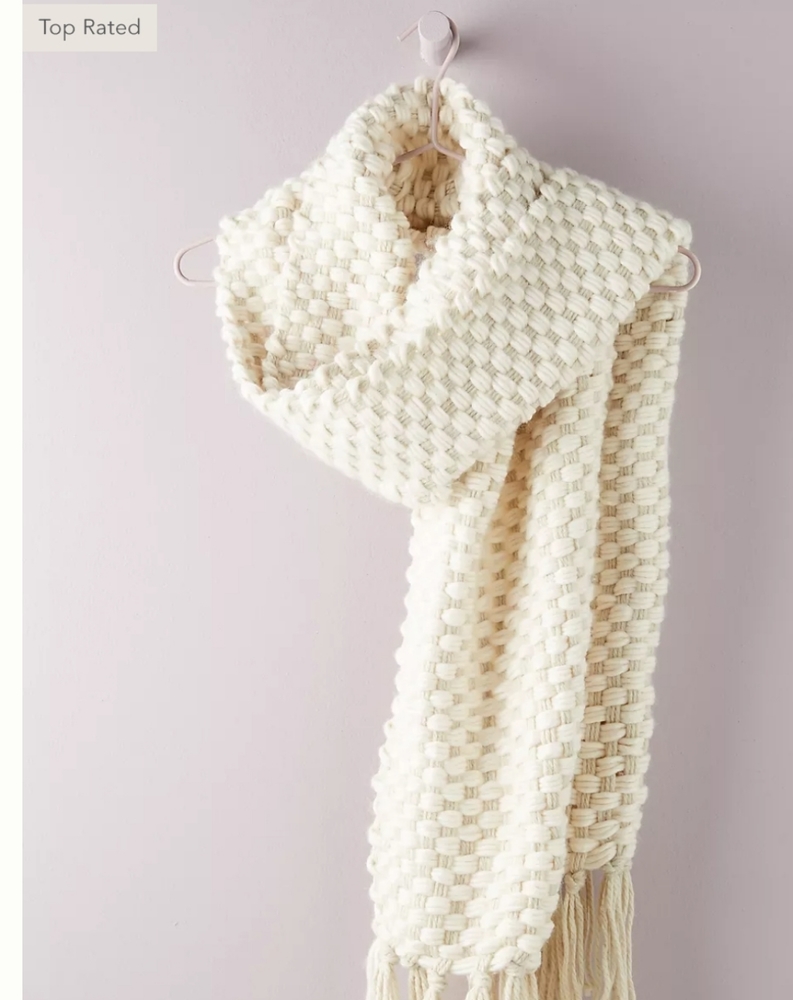 Anthropologie Ashleigh Basketwoven Scarf - Picture 1 of 7